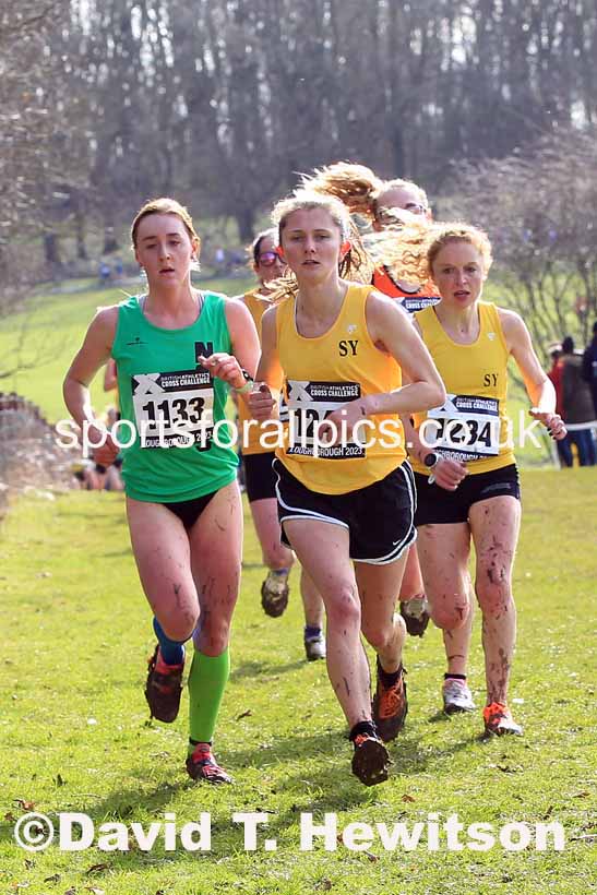 Senior Womens 2023 UK CAU Inter Counties Cross Country Champs, Prestwold Hall, Loughborough. Photo: David T. Hewitson/Sports for All Pics